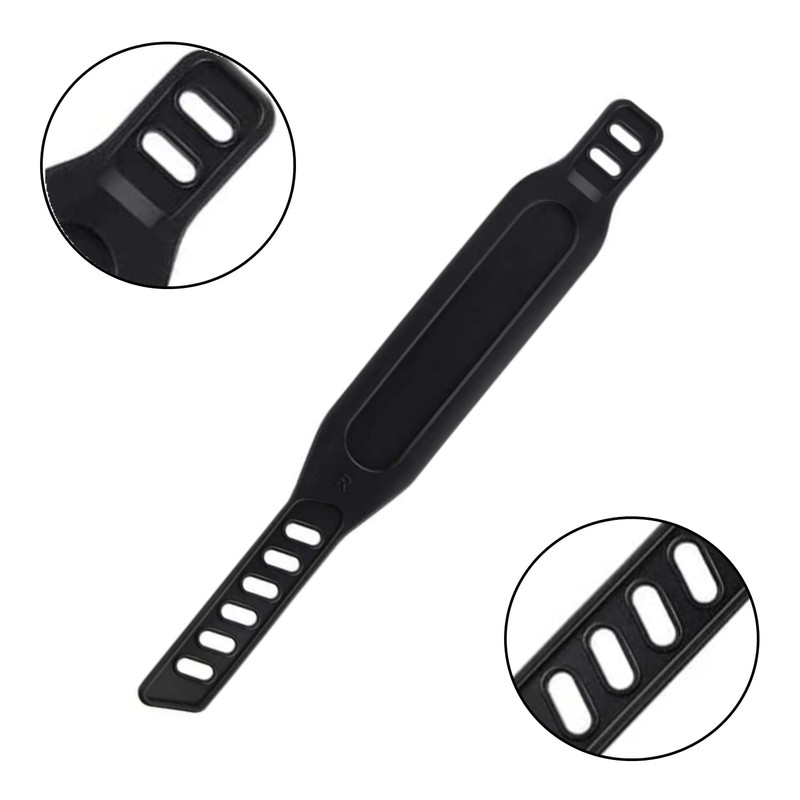 GZXYUAN 4 Pcs Bicycle Pedal Straps Rubber Widened Toe Clips