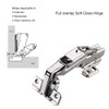AOLISHENG 175 Degree Kitchen Cabinet Hinges Soft Close 35mm, Full
