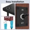 Toggle Switch 12V, MecRecare 2 Pin SPST ON/Off 30A 12VDC