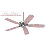 Locknodes 03 Pink - Ceiling Fan Skin Kit fits most