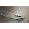 Gedotec Polished Chrome Glass Shelf Support - Wall Bracket |