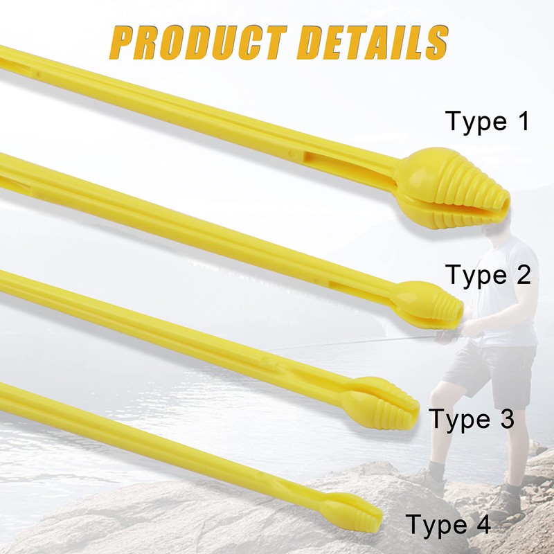 Fishing Hook Disgorger Snelled Fish Hook Remover Tool Plastic Portable