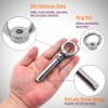 M8* 80mm Expansion Screw with Eye Ring Anchor Internal Eye