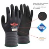 12 pairs of work gloves with nubs, guard 5, nitrile
