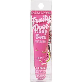Beauty Creations - Fruity Dose Bálsamo Labial con Llavero - Aroma a Frutas, Aceites Esenciales, Textura Ligera, Hidratante y Fácil de Llevar (Sandia)