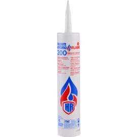 HoldRite HydroFlame 200 Firestop Sealant, 10.3 Ounces, Elastomeric Water Based, HF200-10C