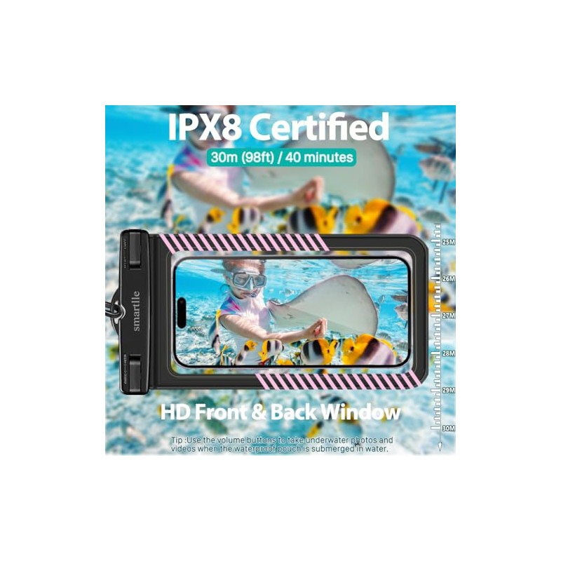 IPX8 Waterproof Phone Pouch - Universal Protection for Devices
