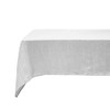 Bambury Linen Tablecloth, 150x275 cm, Silver