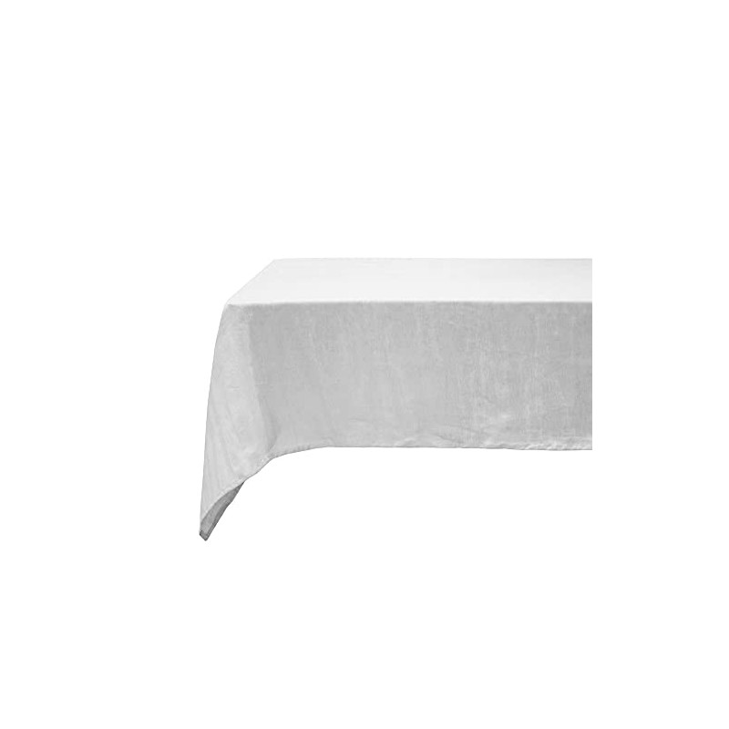 Bambury Linen Tablecloth, 150x275 cm, Silver