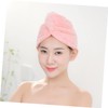 SHOWERORO Hair Turban Towel Wrap 2pcs Absorbent Coral Fleece Dry
