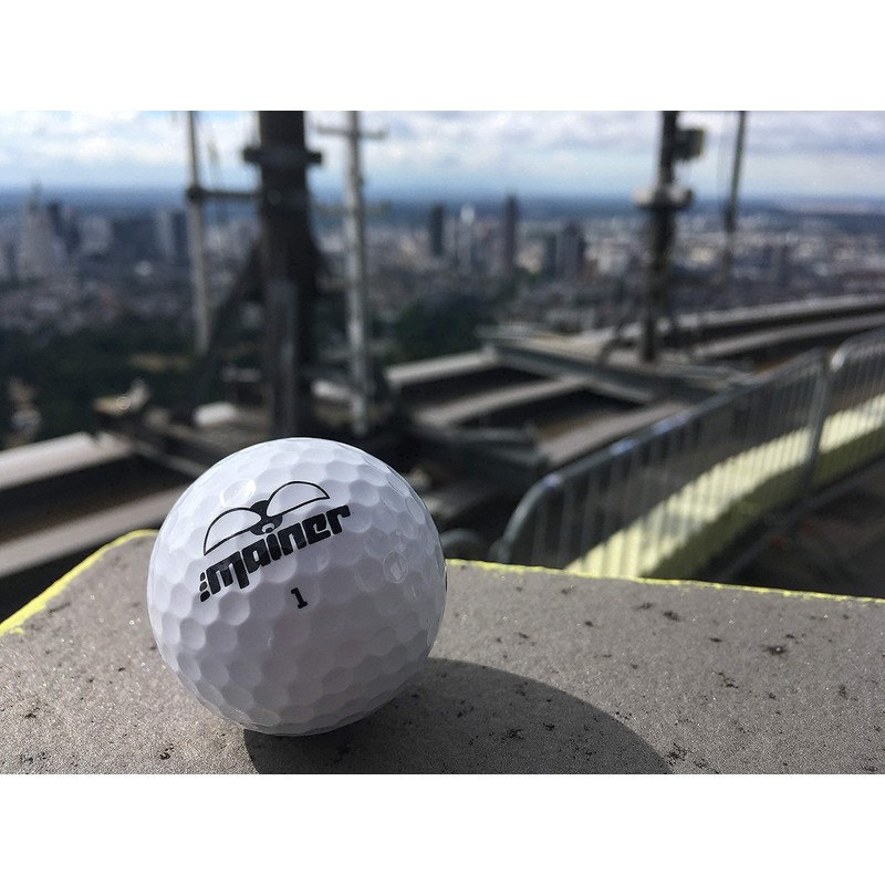 Emainer Golf Ball, 12 Soft Golf Balls with Maximum Range,