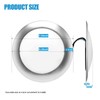 ECOELER 4 Pack 6 Inch Dimmable LED Disk Light Brushed