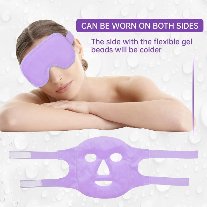 Warm and cold for the face, reduces swelling, eliminates dark