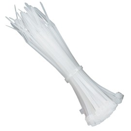 Kafton Pack of 100 Natural Cable Zip Ties, UL Nylon, Perfect for PC, Bicycle Tie Wrap DIY Home Wire Vegetable Garden Office (200mm x 2.5mm) Natural