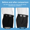 EGGBOY 2 Pairs Shirt Stays for Men,Adjustable Elastic Shirt Garters/Tucker