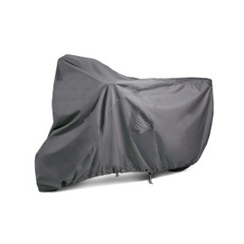 Covermates Motorcycle Cover - Light Weight Polyester, Weather Resistant, Drawcord Hem, Power Sports Covers, Charcoal