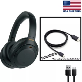 Unbranded Sony WH-1000XM4 Wireless Headphones USB Cable Transfer Cord Replacement