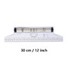 BDHI 1pc 12 Inch Rolling Ruler Measuring Rolling Ruler Drawing