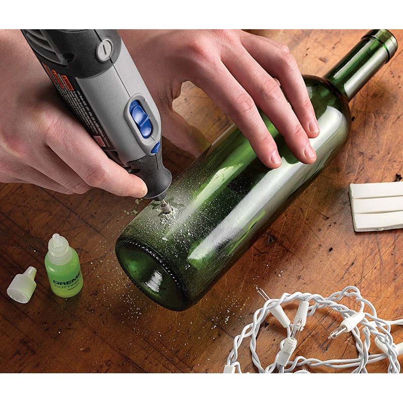 20Pcs Diamond Grinding Bits, 12mm Cylinder Head, 1/8 Shank, 45mm