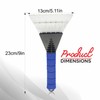 ADLAM Non Scratch Ice Scraper Heavy Duty Car Ice Scraper