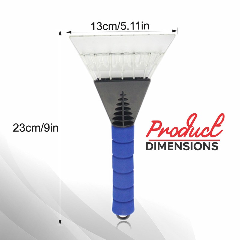 ADLAM Non Scratch Ice Scraper Heavy Duty Car Ice Scraper