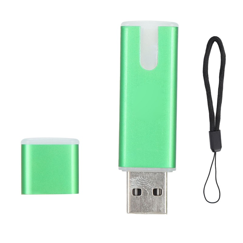 Flash Drive Portable Green U Disk Large Storage Stick with