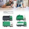 4 Pcs Garbage Truck Toy 1/32 Scale Inertial Drive Sanitation