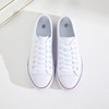 FRACORA Womens White Canvas Sneakers Low Top Canvas Shoes for