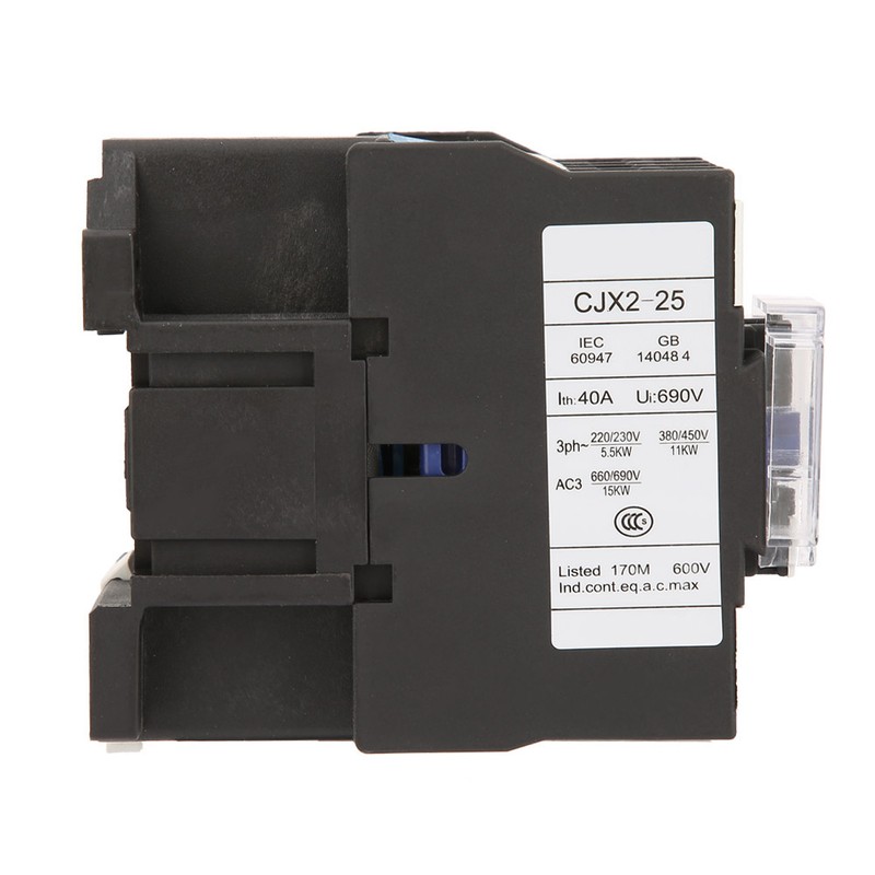 CJX2-2501 High Sensitivity Industrial Electric AC Contactor 25A