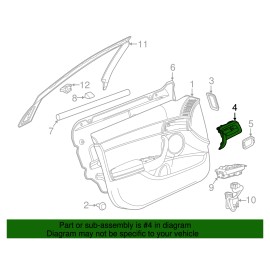 GM Genuine Parts Genuine GM Onyx Front Interior Driver Side Door Handle 92249287