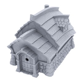 Fishing Village Home by Makers Anvil, 3D Printed Tabletop RPG Scenery and Wargame Terrain for 28mm Miniatures
