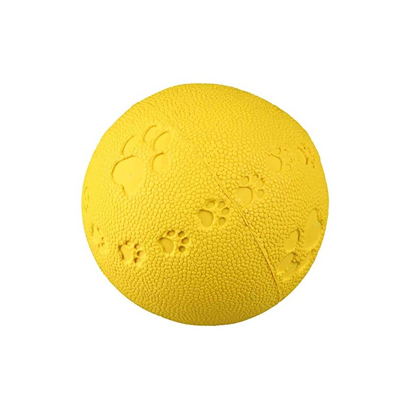 Trixie Natural Rubber Toy Dog Ball with Sound, 7 cm-