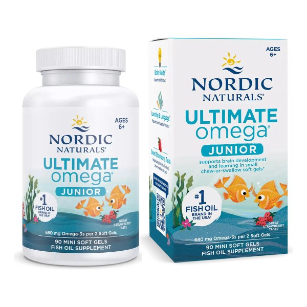 Omega 3 Nordic Naturals Ultimate Omega Junior Niños Sabor Fresa