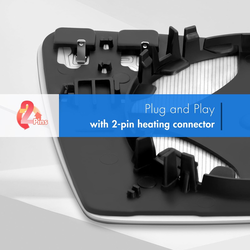 SNEMEEY Driver Side Mirror Replacement for Volkswagen VW Golf MK7