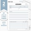 Goody Farm Meeting Notepad - 8.5 x 11-50 Sheets Double