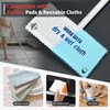2-in-1 Dual Size Hands Free Flat Mop, Snap Grip Mini