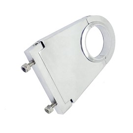 SAGE PERFORMANCE Chrome Aluminum Steering Column 4-1/2'' Drop & Swivel Fits 2'' & 2-1/4'' Steering Columns