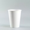 White Paper Hot Coffee Tea Drinking Cups 12oz.- 350ml. (Pack