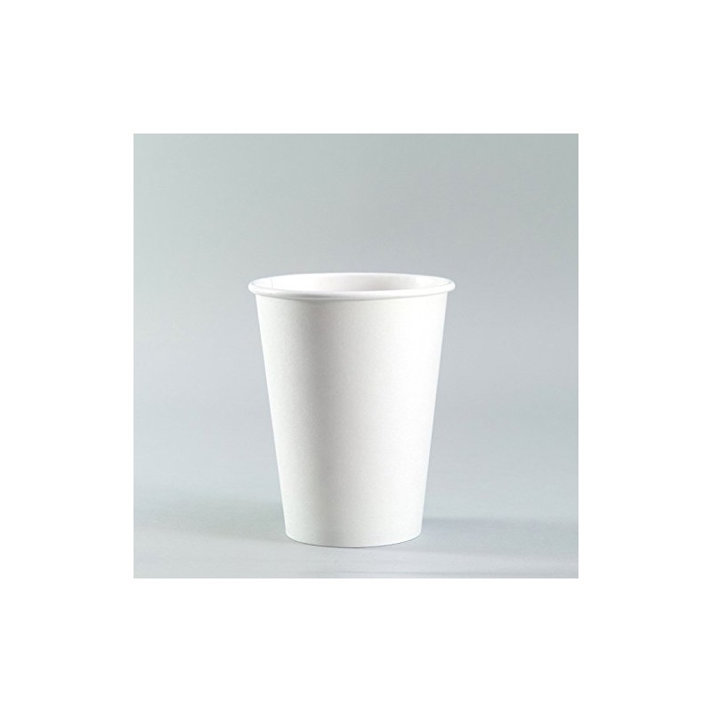 White Paper Hot Coffee Tea Drinking Cups 12oz.- 350ml. (Pack