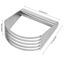 Dough Blender, Stainless Steel Pastry Blender Dough Flour Mixer Cutter Home Kitchen Baking Tools