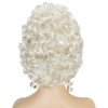 TIKJOYS Platinum Baroque Wig Renaissance Wig Curly Colonial Wigs