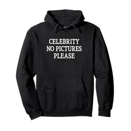 Celebrity - No Pictures Please - Vintage Style - Pullover Hoodie