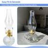 Hurricane Lamp & Oil Lamp Chimney Replacement Shade – Round