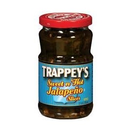 Trappey's Sweet N' Hot Jalapeno Slices 12oz Jar (Pack of 6)
