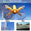 RITYHOFT Windshield Repair Kit, Repair Scratches, Cracks, Small Damage Stepping