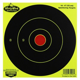DIRTY BIRD 6" Yellow Bull's-Eye Target - 100 Targets