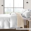 FLYMME Queen Quilt Bedding Set White Lightweight Bedspreads Full Size,Modern