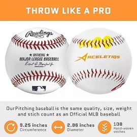 Aceletiqs New 5-pcs Aceletiqs Baseball Grip Trainer - Best Grade Materials