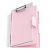 Hongri Clipboard with Storage, Pink 8.5 x 11 Folder Nursing