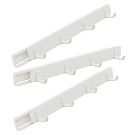 Garneck 3-Piece Robust Coat Stand, Wardrobe Organisation, Clothes Rack, Trouser Stand, Extendable Clothes Hanger Hook, Extendible Clothes Rack, Full Extension Rails